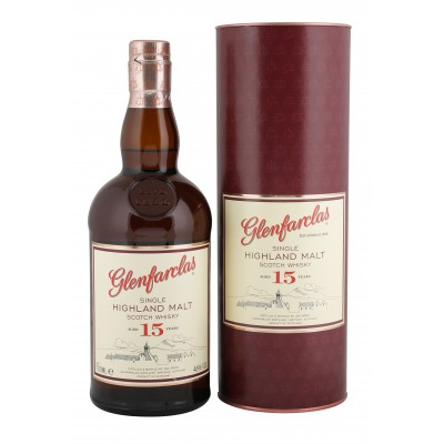 Гленфарклас 15 лет Подарочная туба
